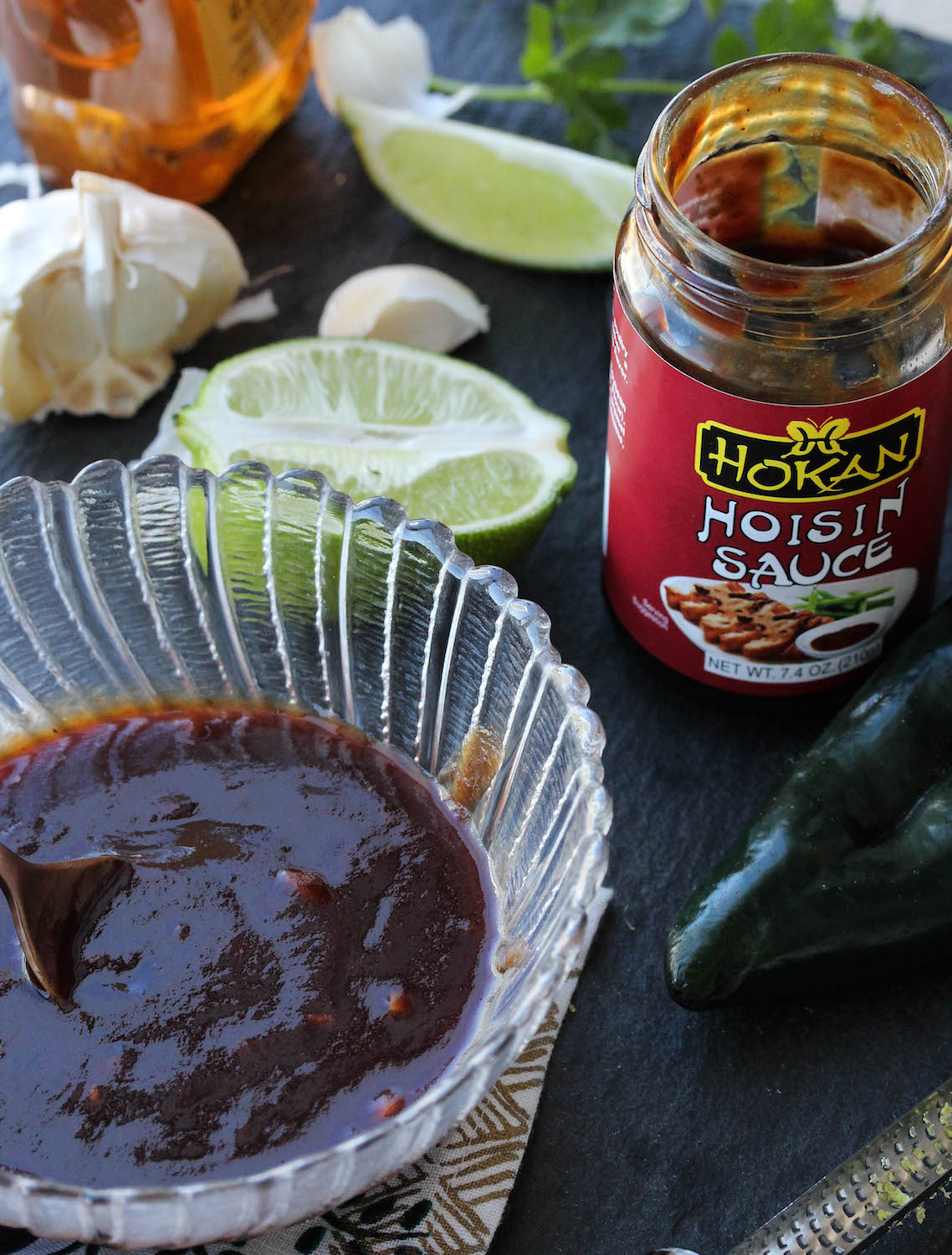 Slow Cooker Hoisin BBQ Chicken Tacos with Asian Slaw