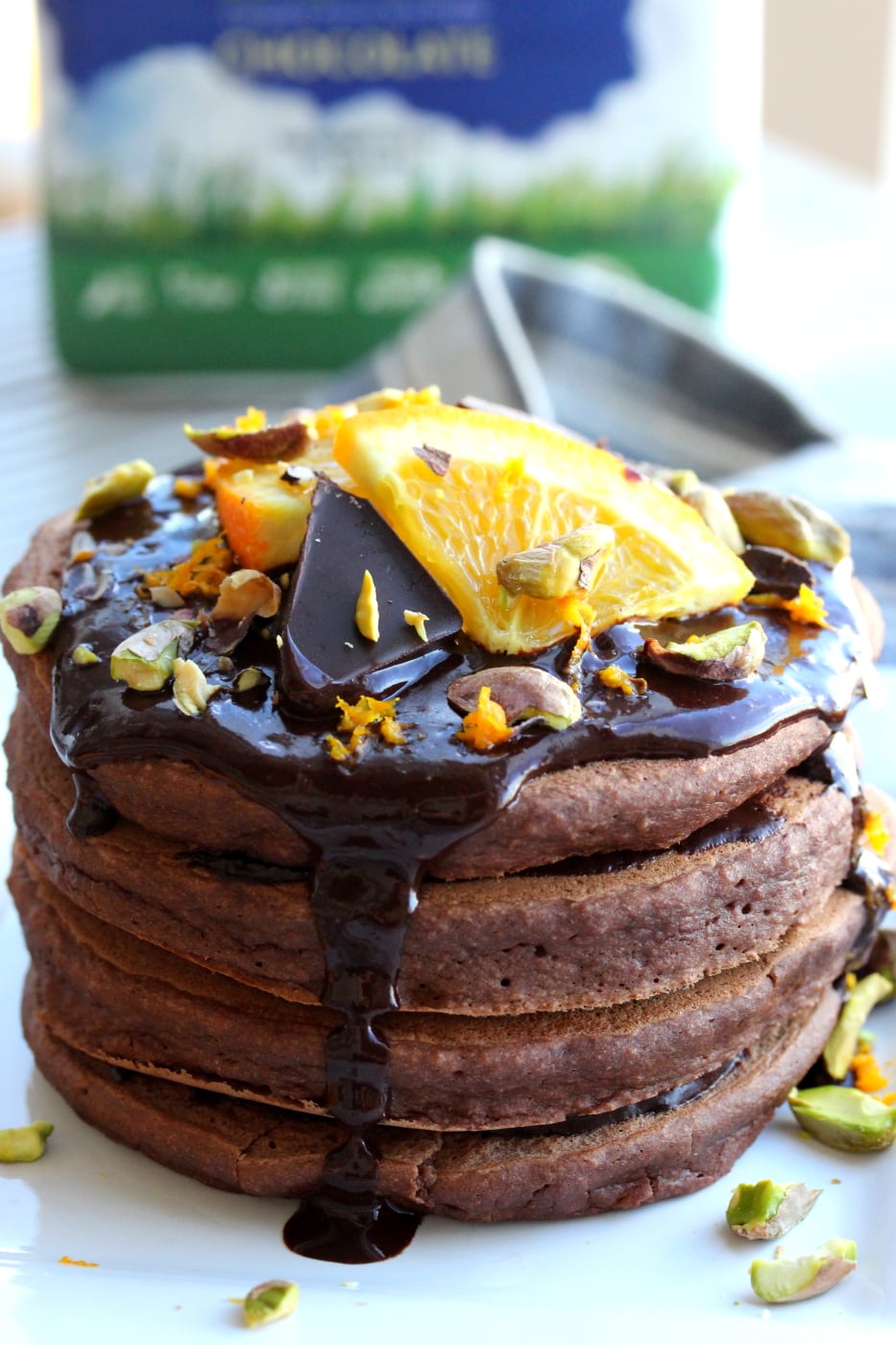 Chocorangepancakes