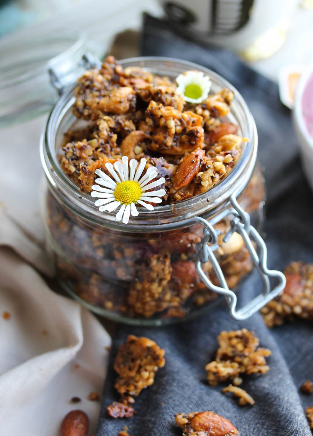 Big Cluster Buckwheat Almond Butter Granola