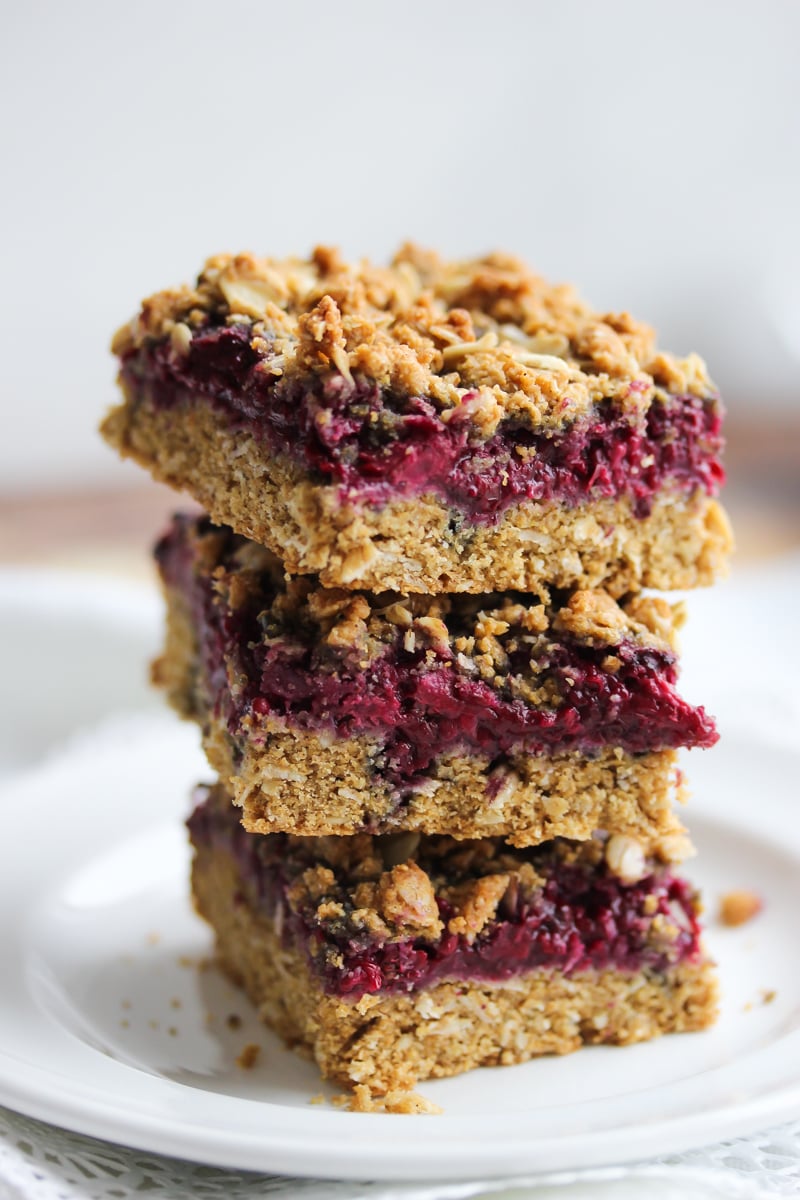 Whole Wheat Blackberry Oat Bars Whole Wheat Blackberry Oat Bars
