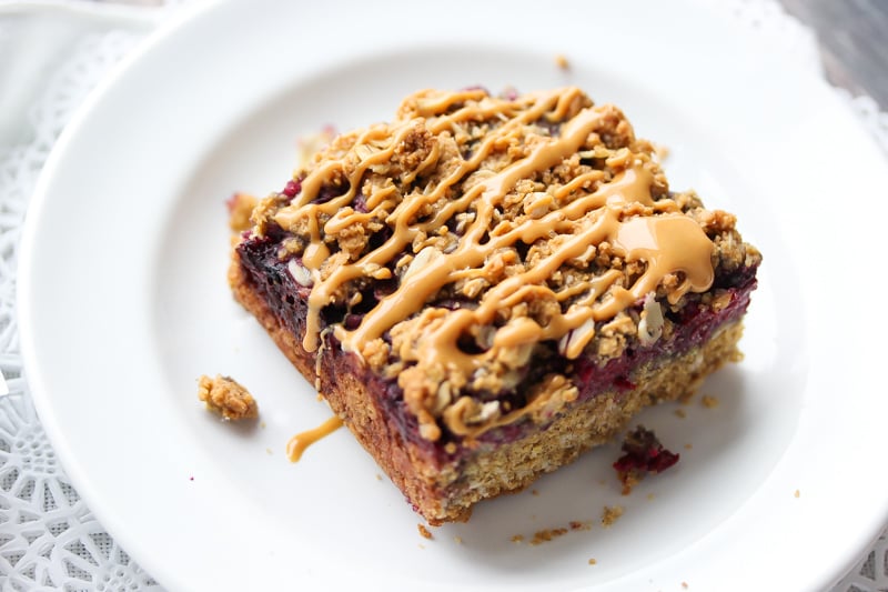 Whole Wheat Blackberry Oat Bars Whole Wheat Blackberry Oat Bars