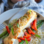 Miso Sea Bass En Papillote | dishingouthealth.com