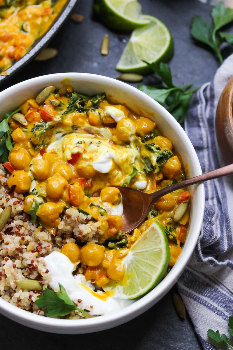 30 Minute Vegan Chickpea Curry