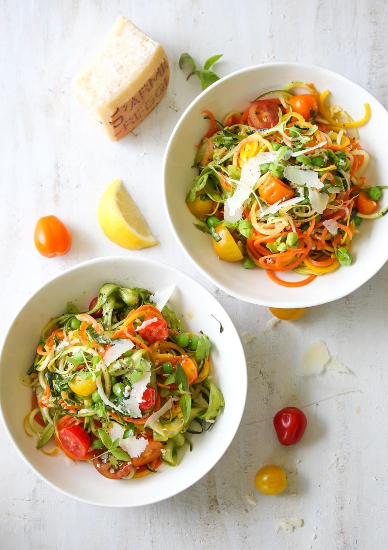 Spring Vegetable Primavera | dishingouthealth.com