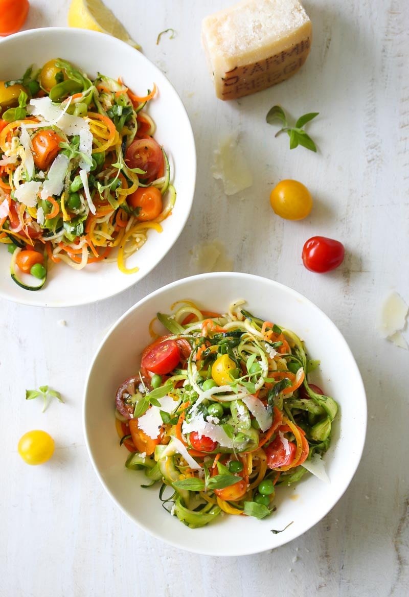 Spring Vegetable Primavera | dishingouthealth.com