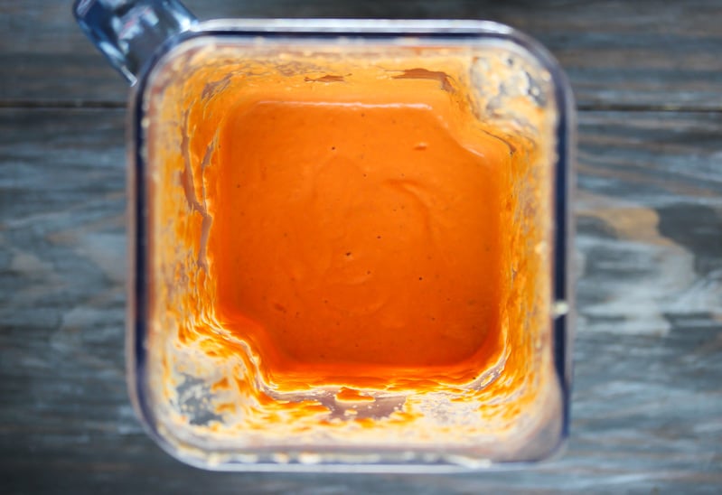 Kale Pasta with Sun-dried Tomato Cashew Sauce (vegan) | dishingouthealth.com