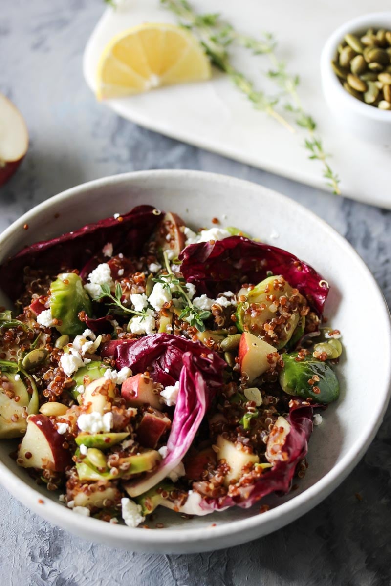 Autumn Quinoa Bowls with Orange-Thyme Vinaigrette