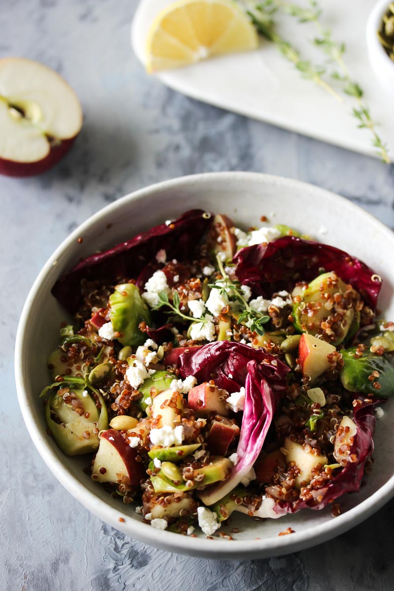 Autumn Quinoa Bowls with Orange-Thyme Vinaigrette