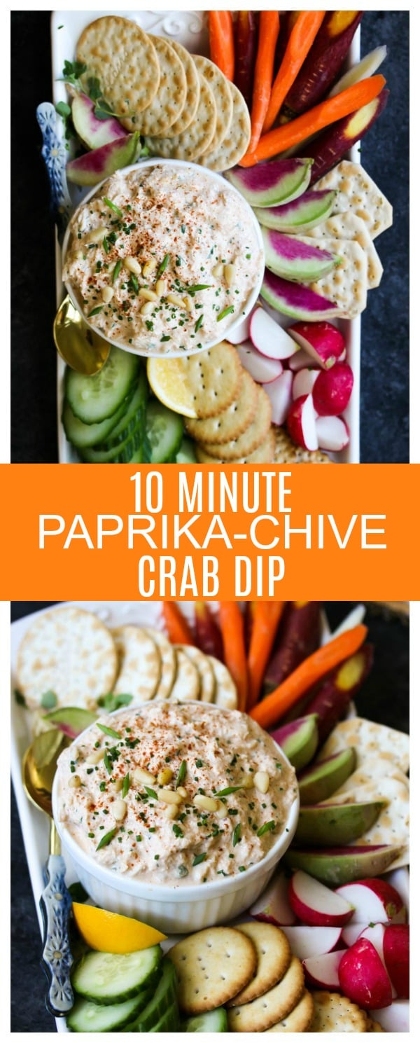 10-Minute Paprika-Chive Crab Dip