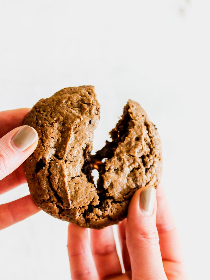 Flourless Double Chocolate Almond Butter Cookies