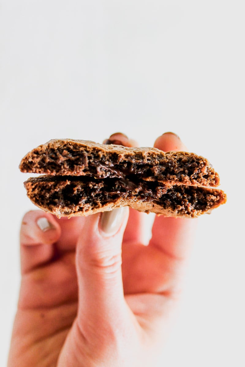 Flourless Double Chocolate Almond Butter Cookies