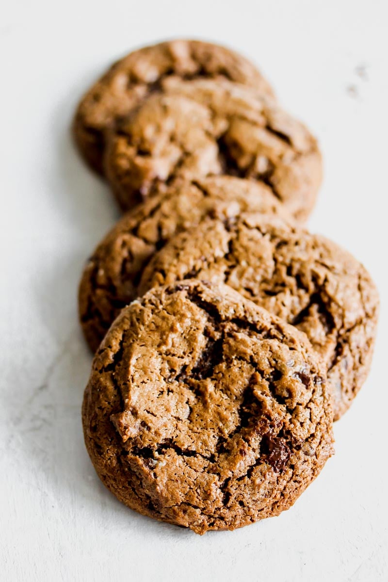 Flourless Double Chocolate Almond Butter Cookies