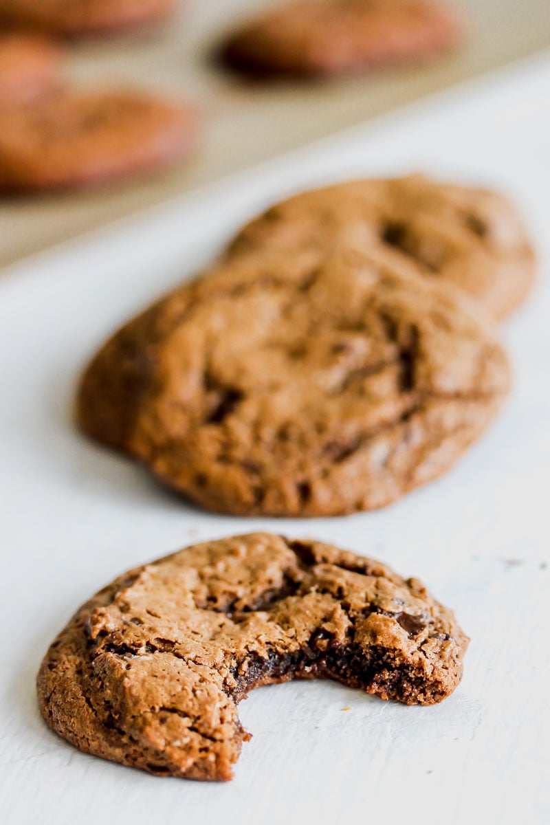 Flourless Double Chocolate Almond Butter Cookies