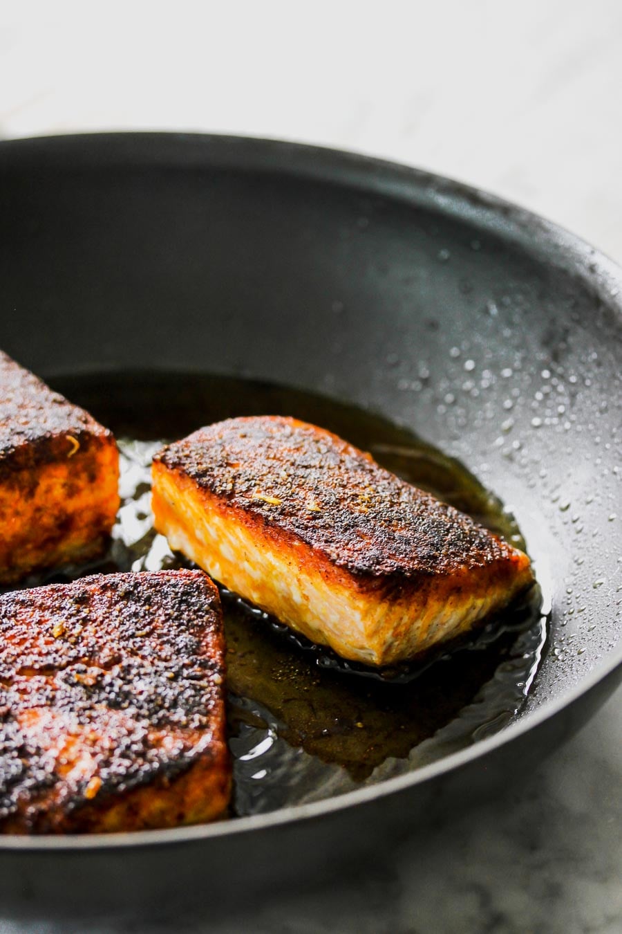 Crispy Salmon with Indian Spices and Jeweled Rice