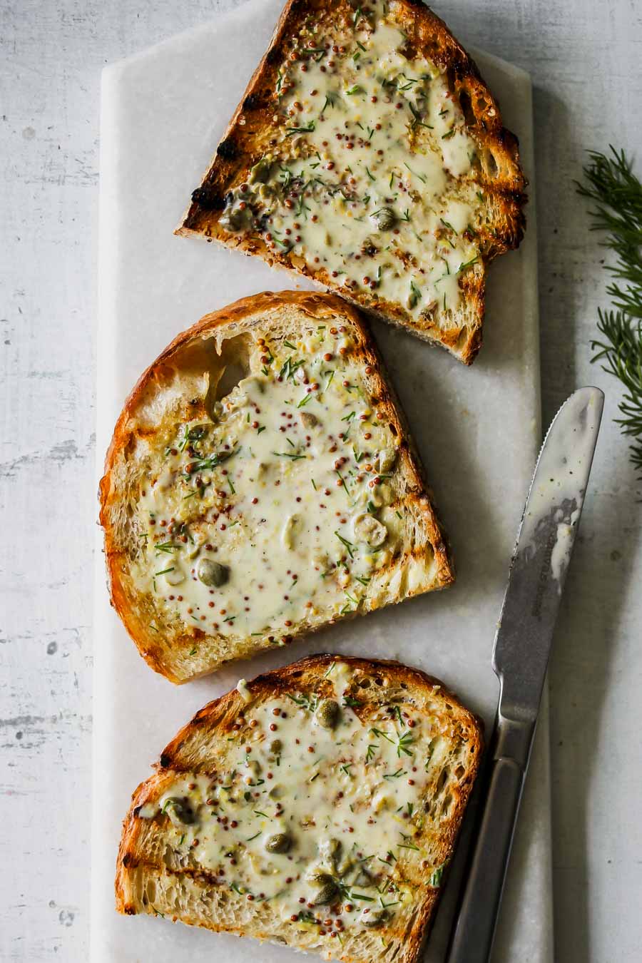 Smoked Salmon Niçoise Toast