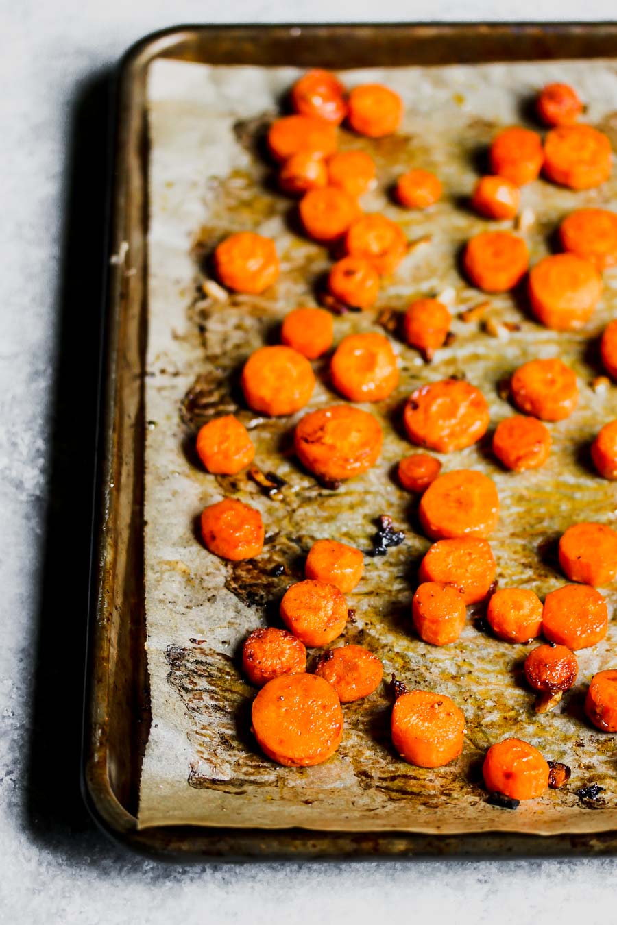 Balsamic-Roasted Carrots with Farro and Artichoke Gremolata