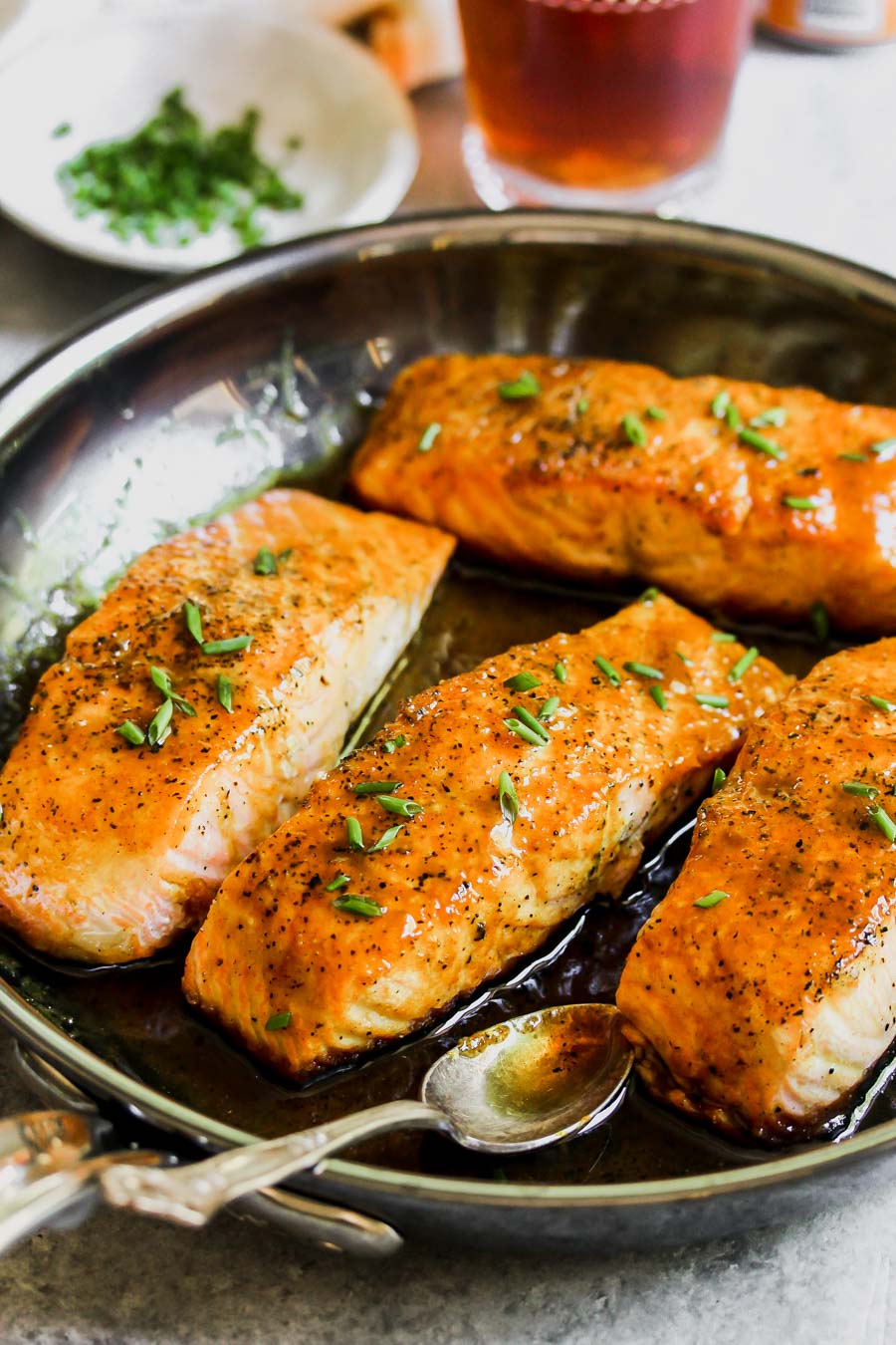 5 Ingredient Curried Maple-Mustard Salmon