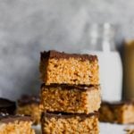 5 Ingredient Peanut Butter Chocolate Crispy Rice Treats