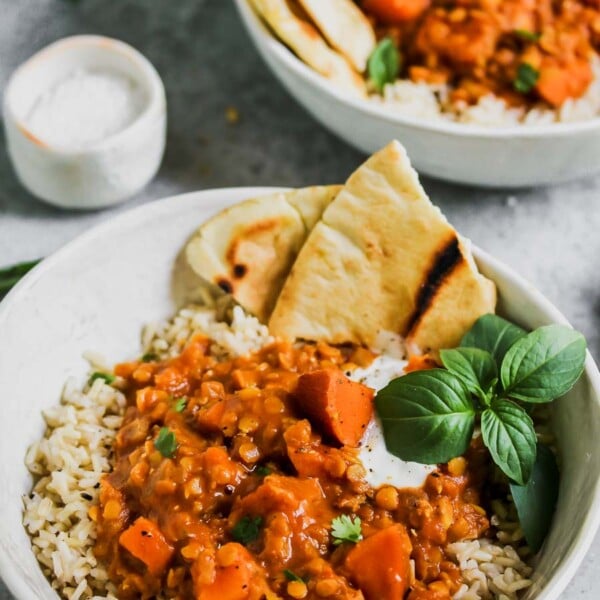 Slow Cooker Sweet Potato and Lentil Tikka Masala (Vegan)