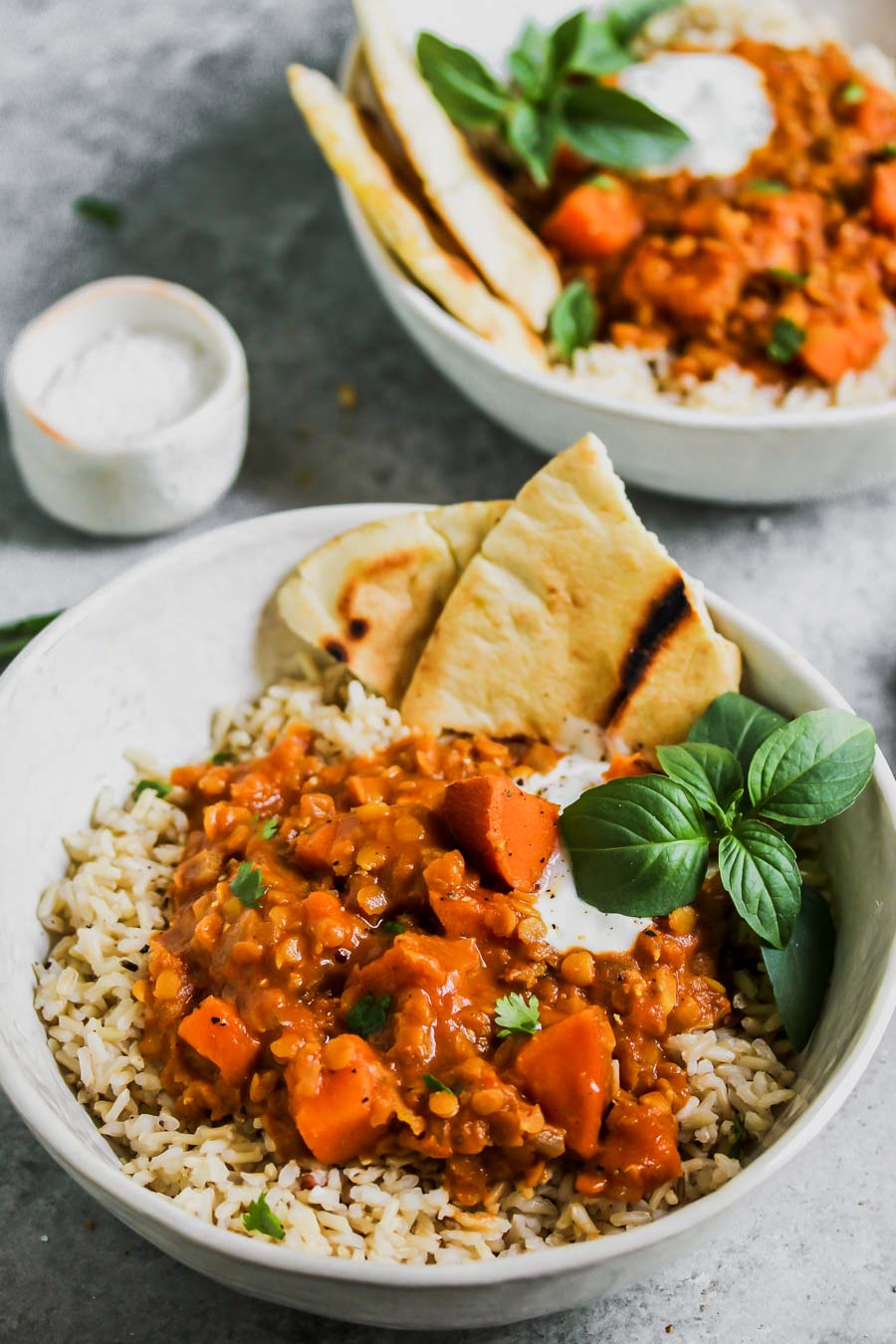 Slow Cooker Sweet Potato and Lentil Tikka Masala (Vegan)