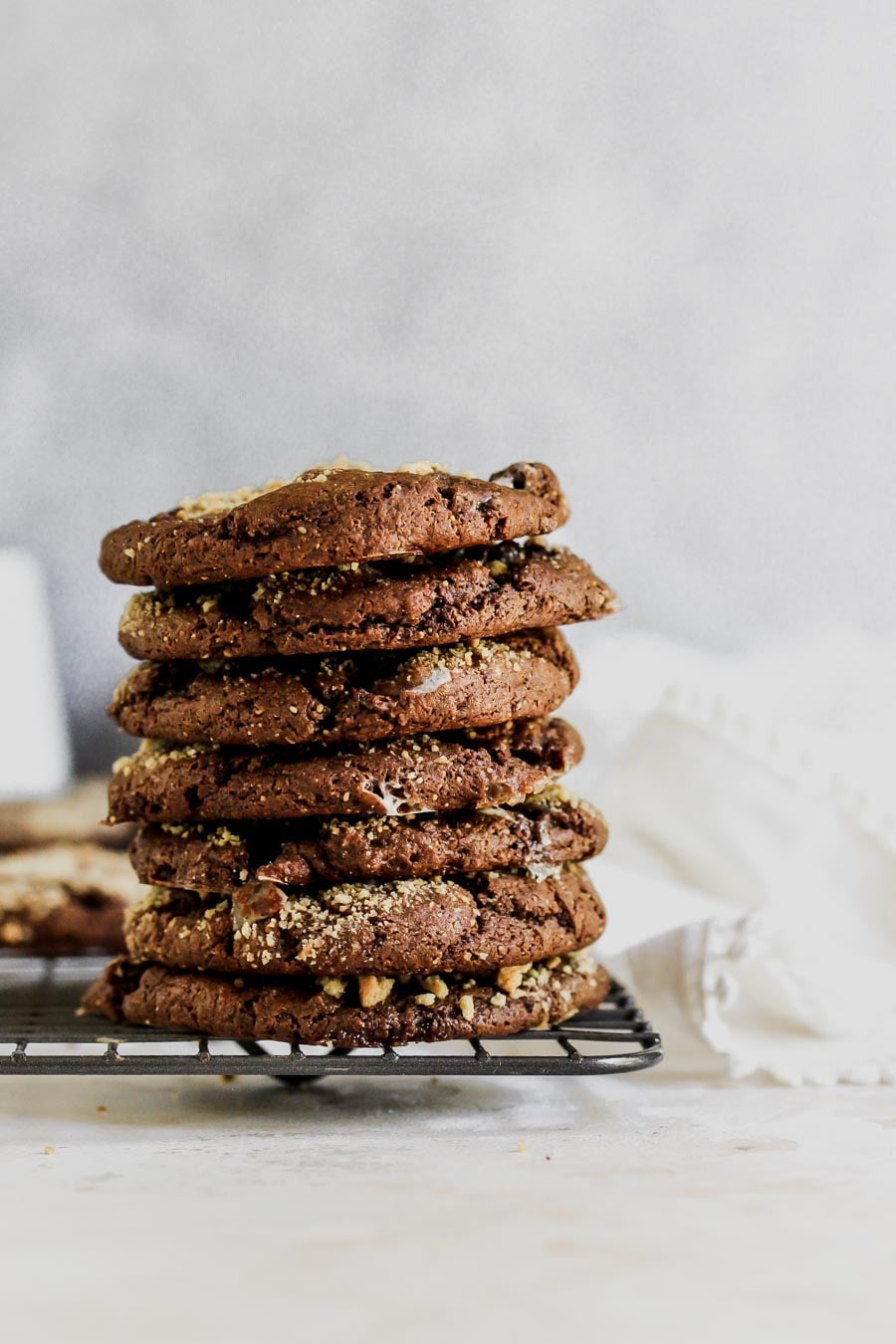 Flourless Almond Butter S'mores Cookies