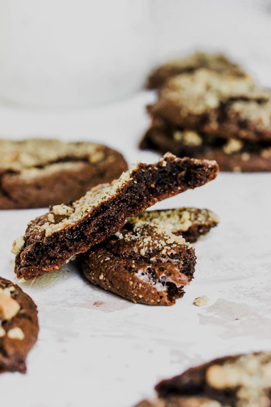 Flourless Almond Butter S'mores Cookies