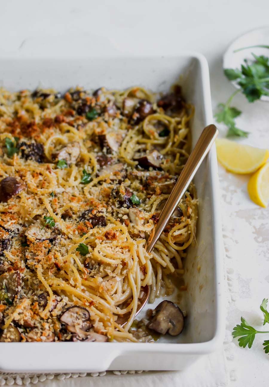 Mushroom and Leek Tetrazzini