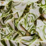 Matcha-Tahini White Chocolate Bark