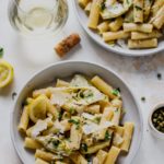 One Pot Lemon-Artichoke Piccata Pasta