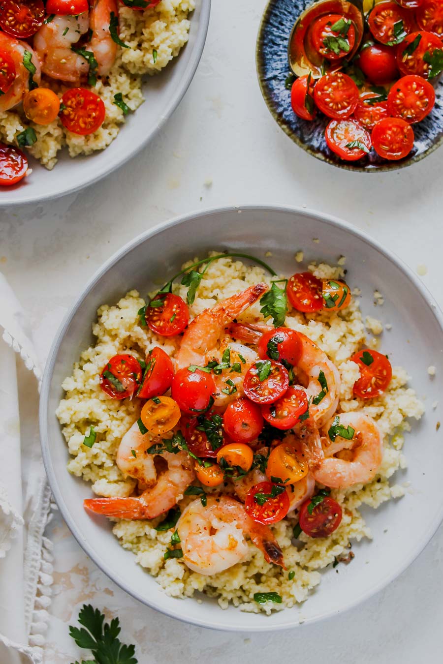 20 Minute Shrimp and Tomato-Fennel Couscous