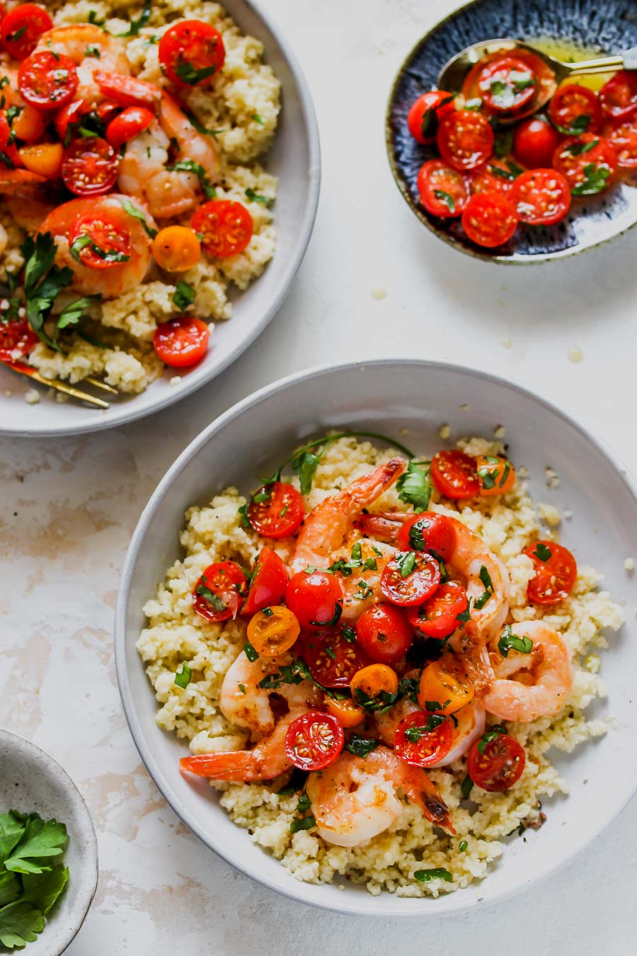 20 Minute Shrimp and Tomato-Fennel Couscous