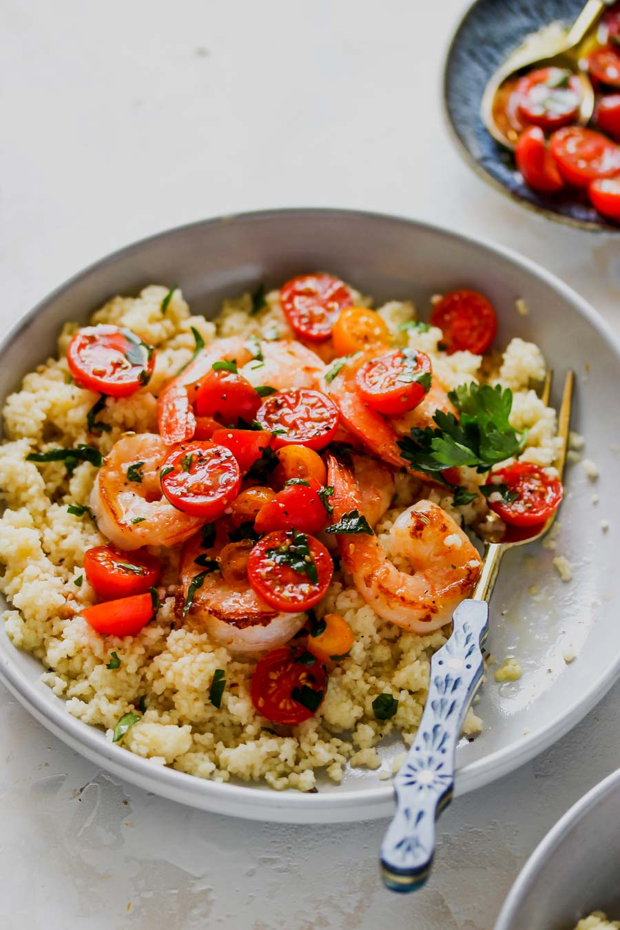 20 Minute Shrimp and Tomato-Fennel Couscous