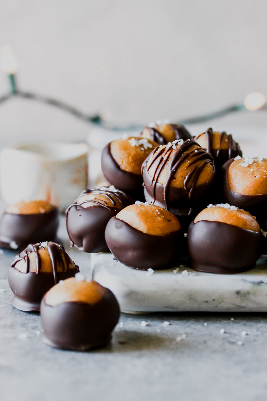 Vegan Cashew Butter Buckeyes