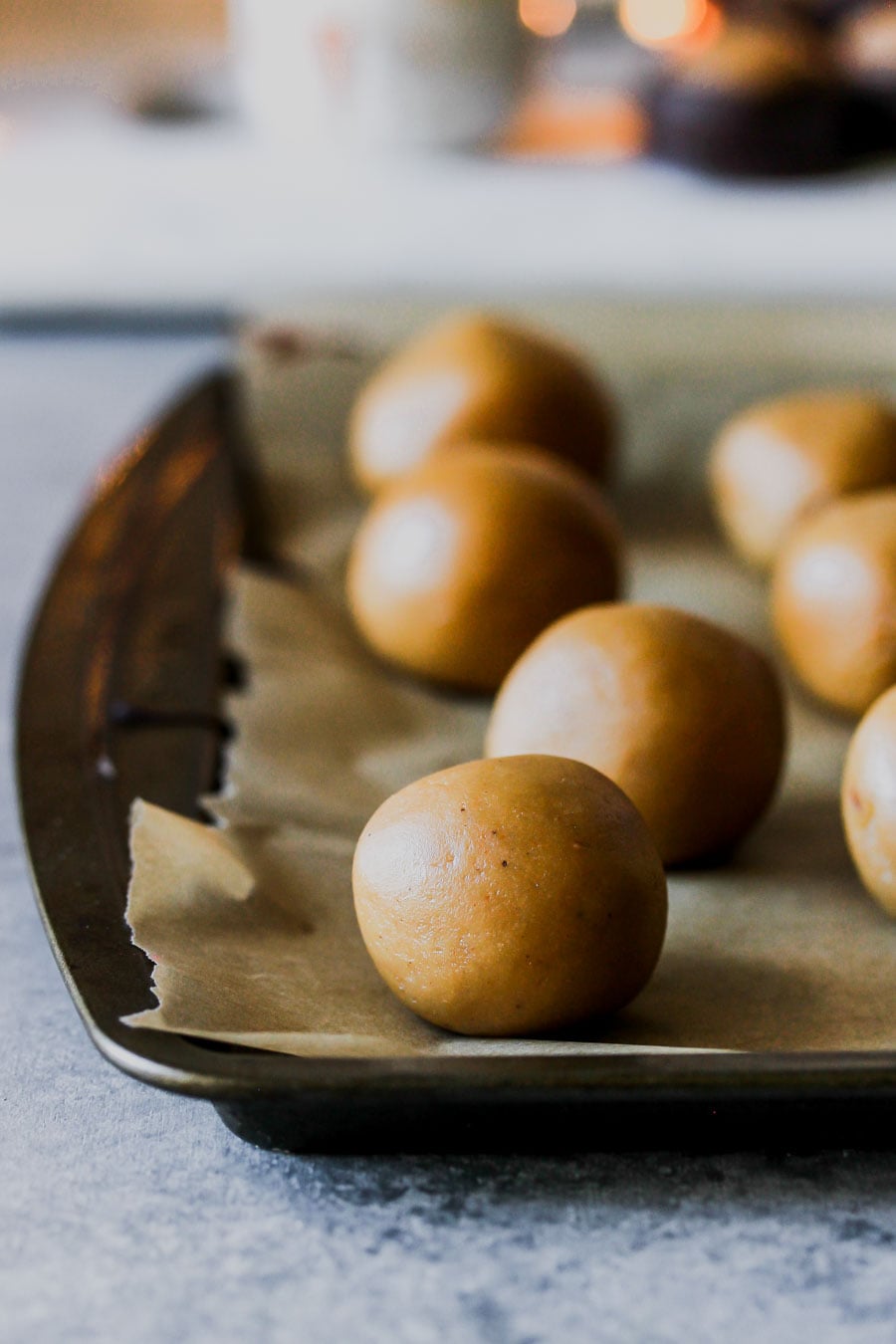 Vegan Cashew Butter Buckeyes
