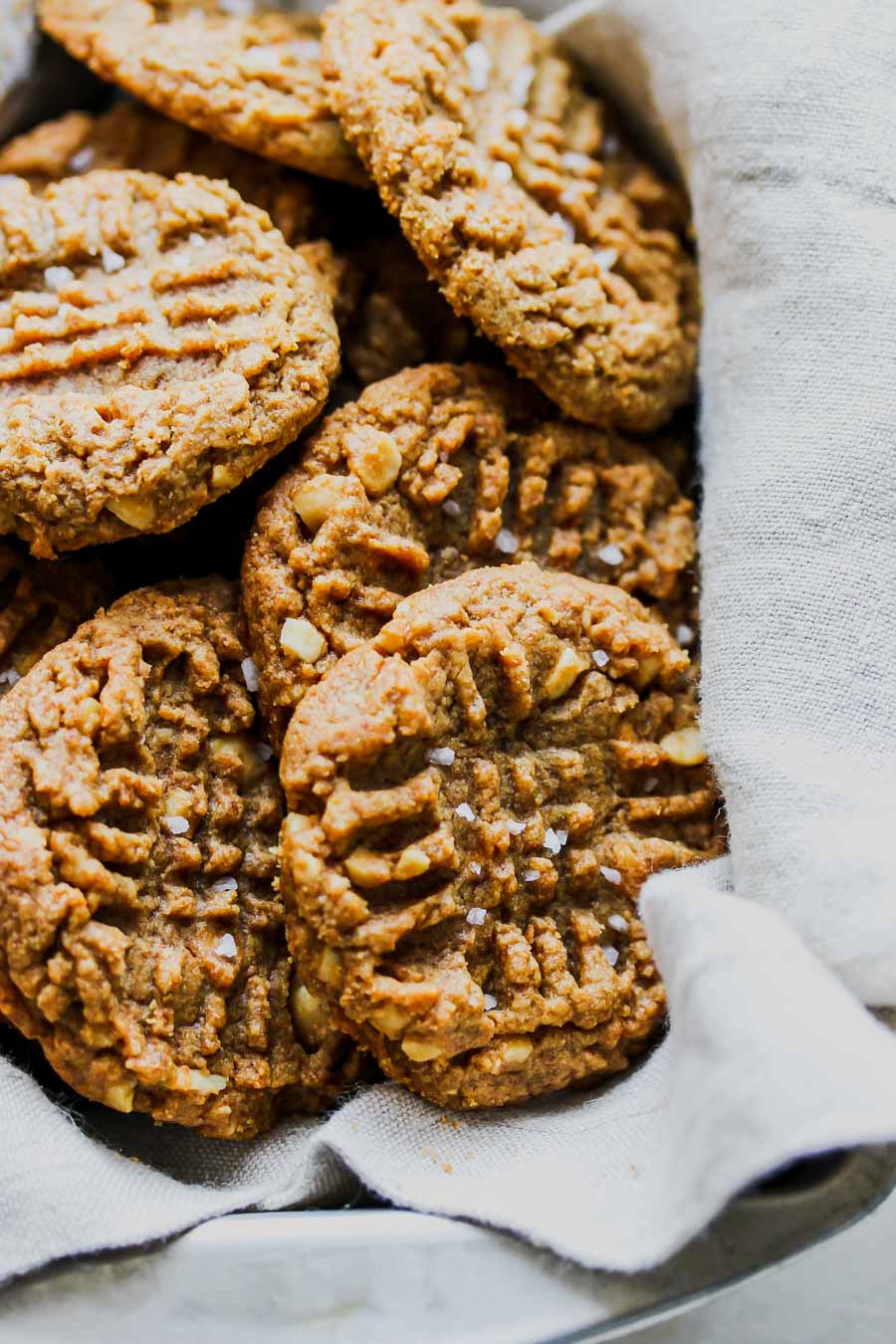 Flourless 5-Ingredient Peanut Butter Cookies