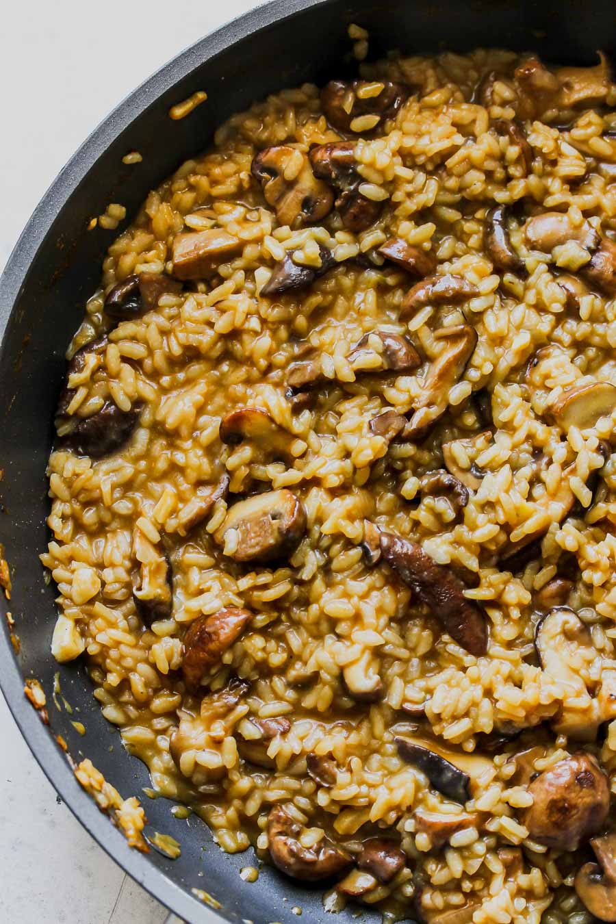 Miso Mushroom Risotto
