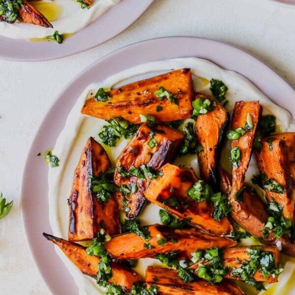 5 Ingredient Sweet Potatoes with Cilantro Gremolata