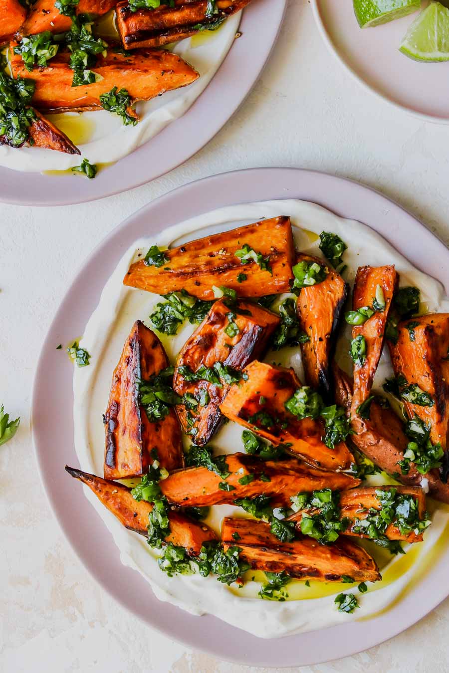 5 Ingredient Sweet Potatoes with Cilantro Gremolata