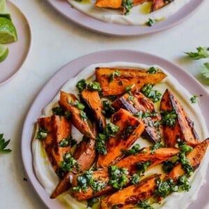 5 Ingredient Sweet Potatoes with Cilantro Gremolata