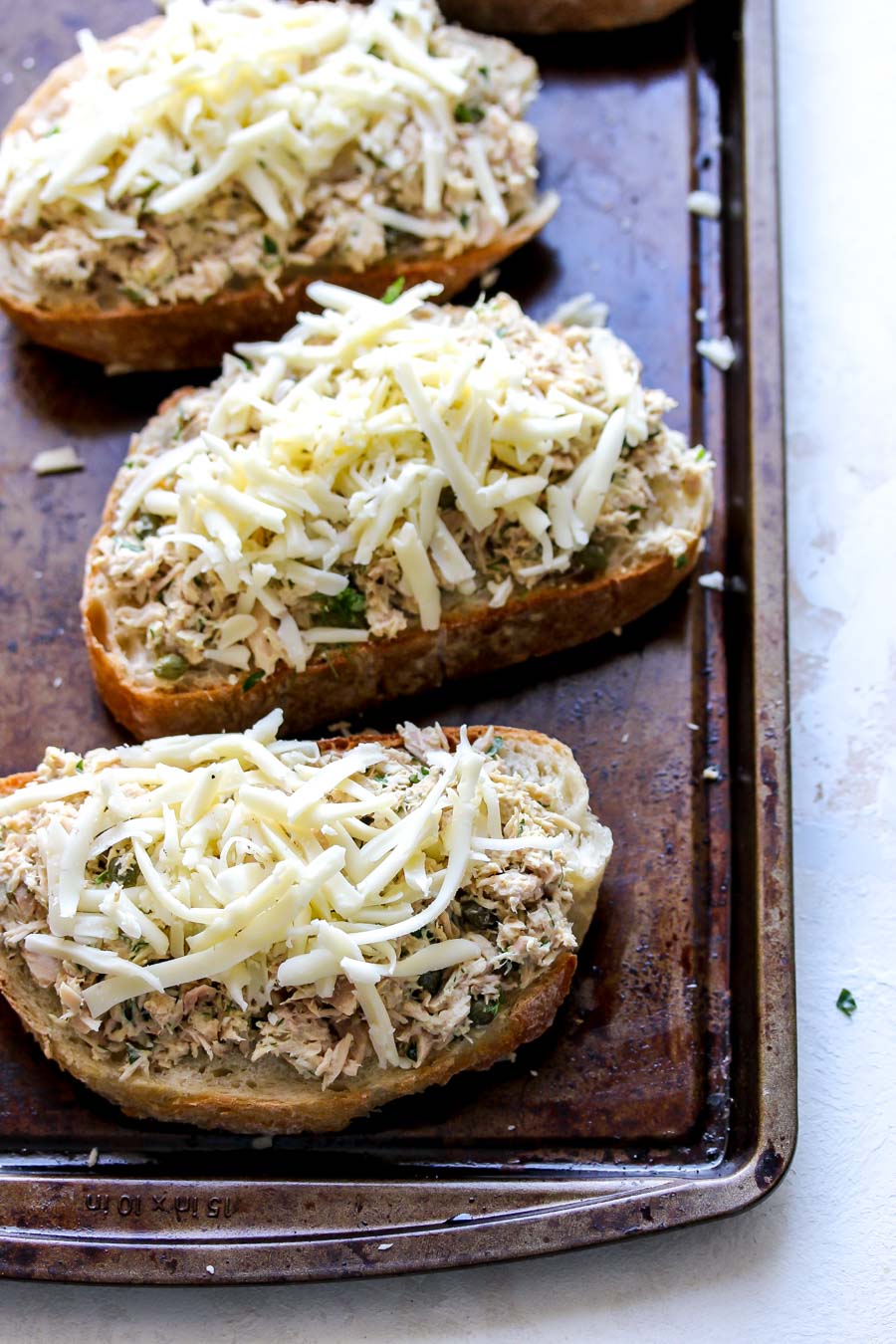 Tuna Melts with Quick-Pickled Fennel