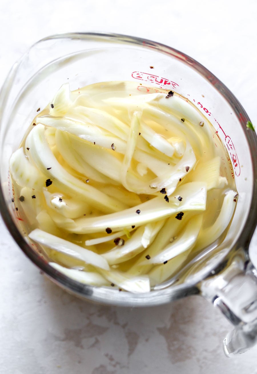 Tuna Melts with Quick-Pickled Fennel