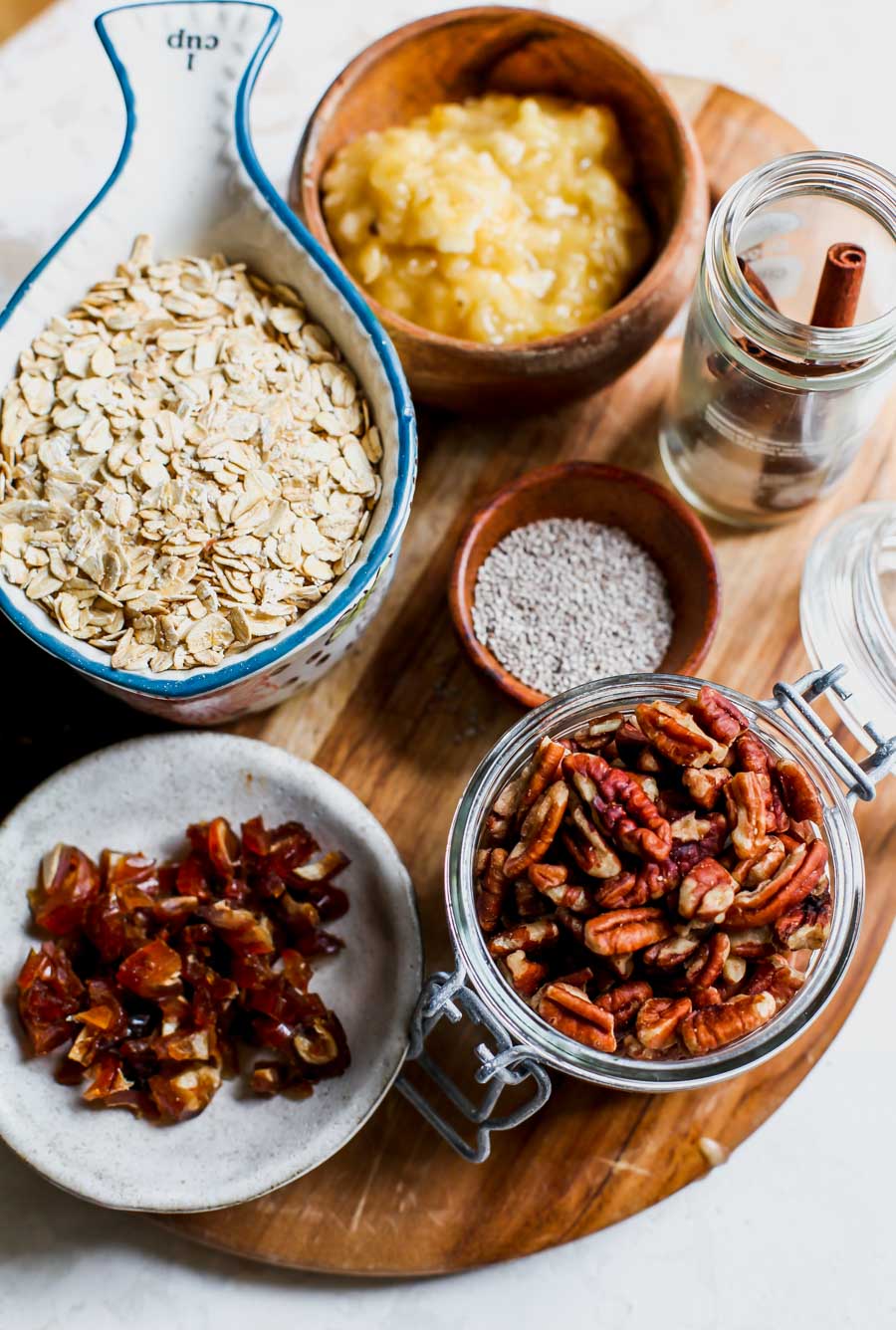Chai Spice Baked Oatmeal with Pecan Crumble
