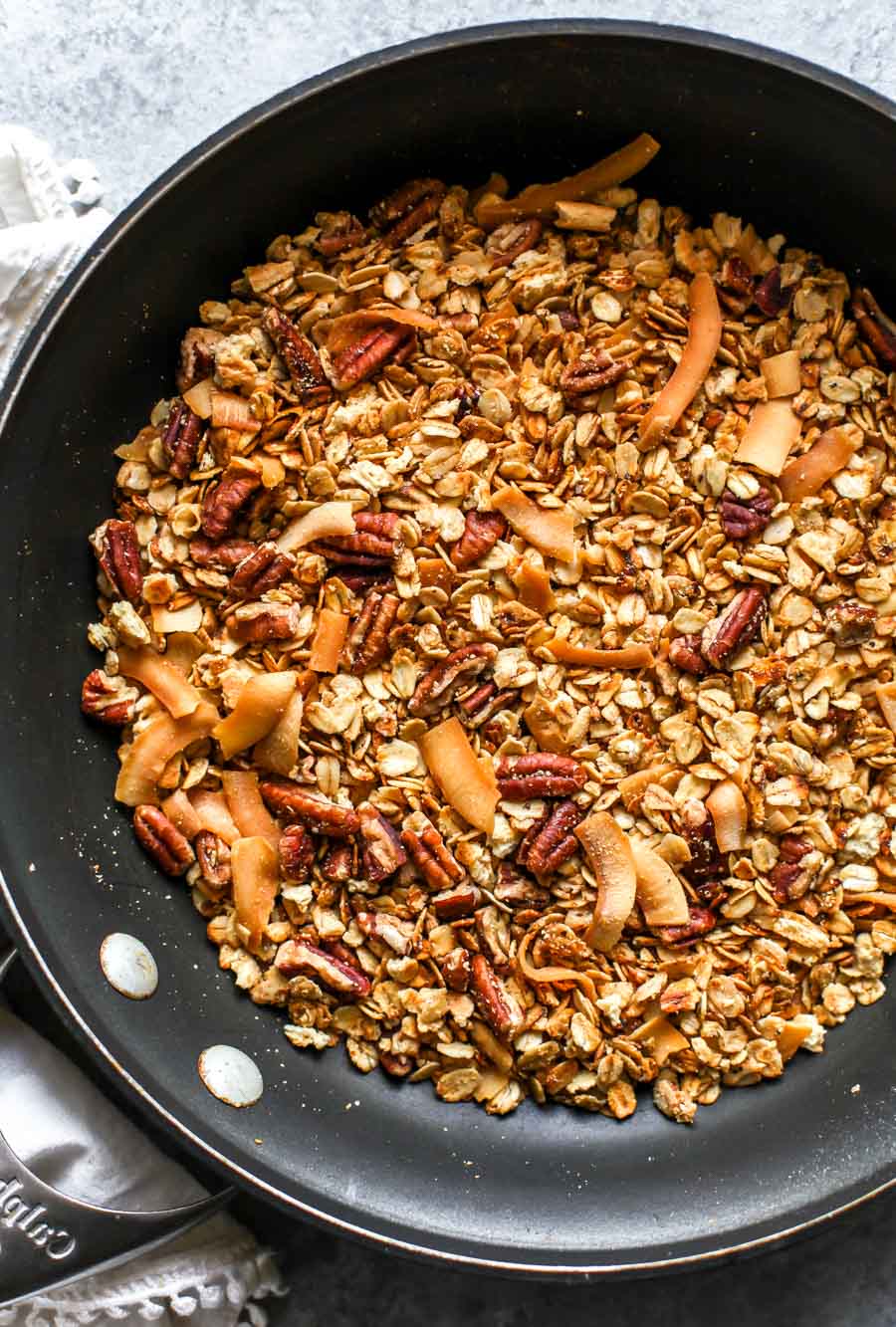 Key Lime Coconut Parfaits with Graham Cracker Granola