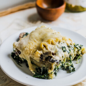 Spinach and Pesto White Lasagna