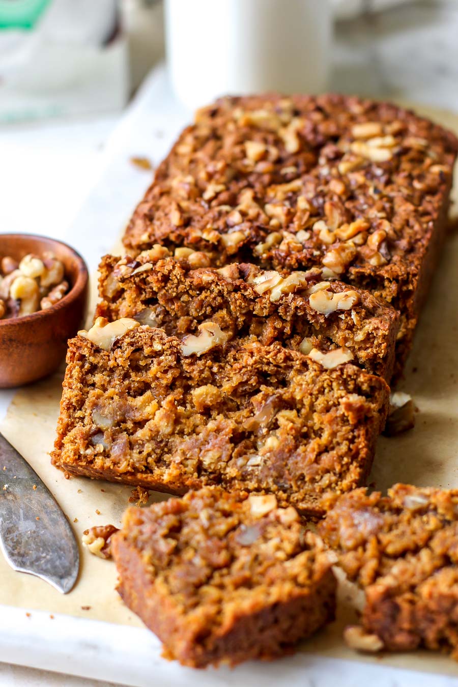 Vegan Carrot Cake Loaf