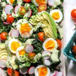 Kale Cobb with Cashew-Poblano Dressing