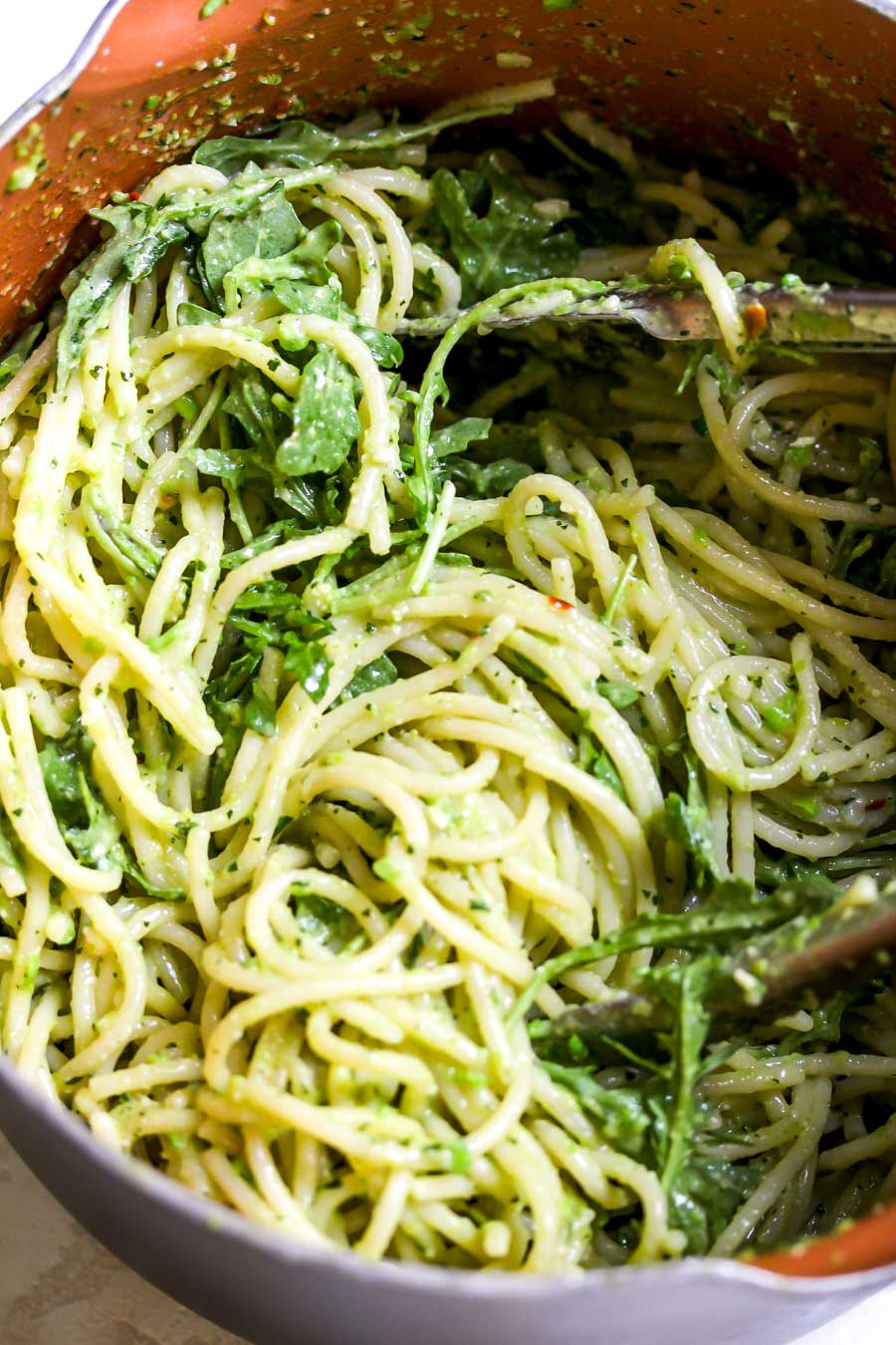 20 Minute Parslied Pea Pesto Pasta