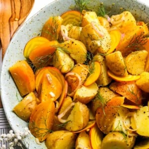 Roasted Beet and Potato Salad
