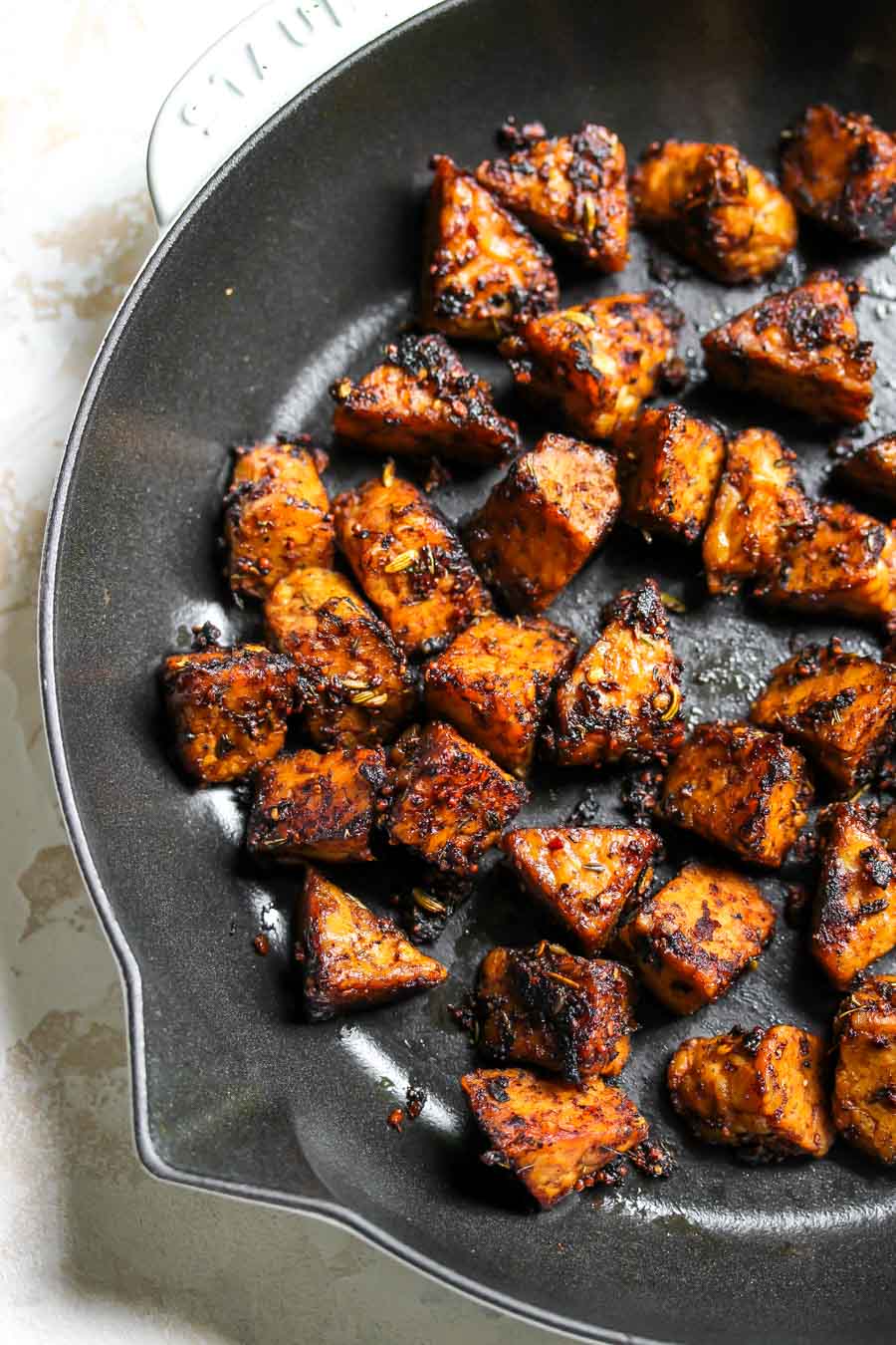Jerk-Marinated and Seared Tempeh