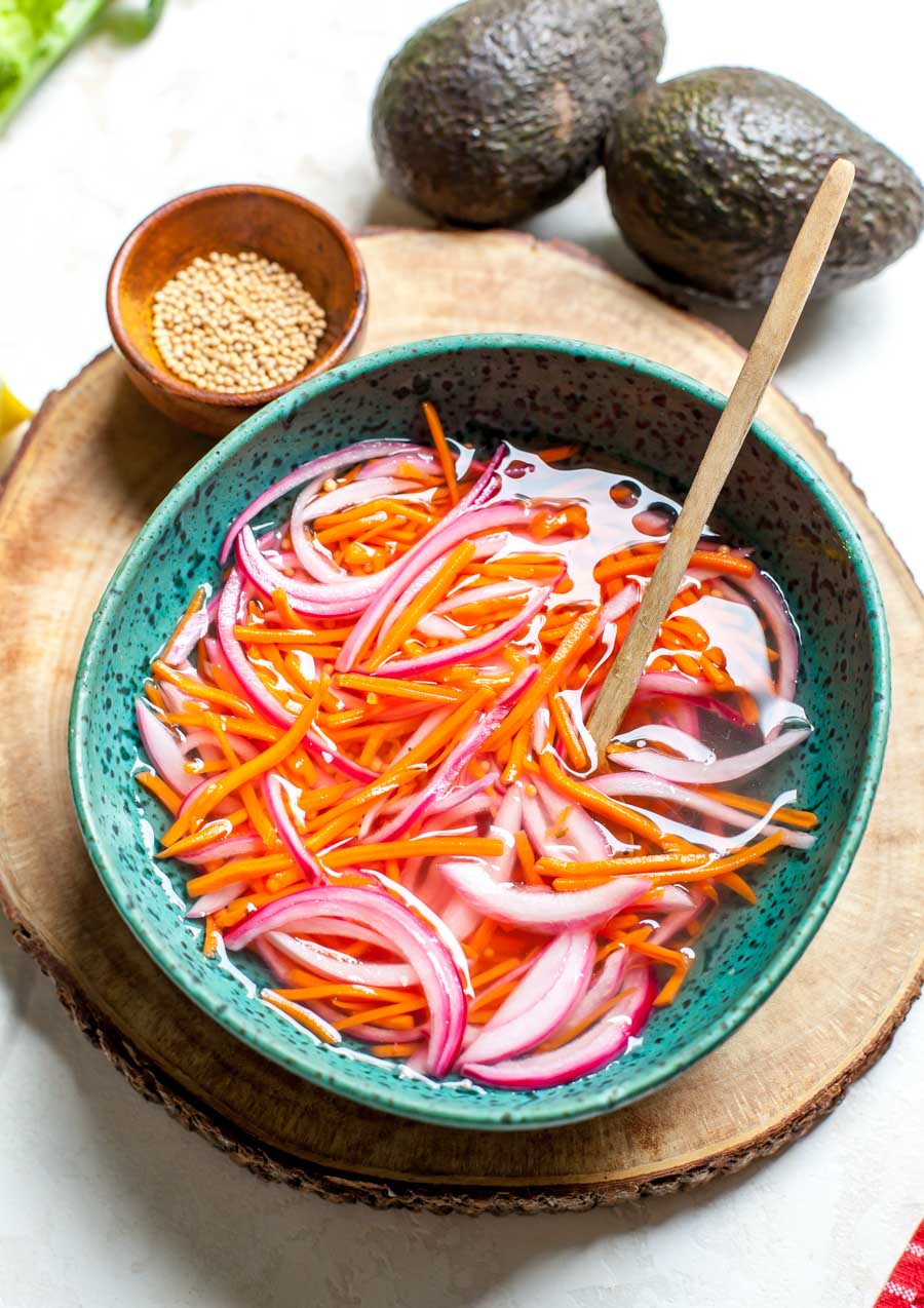 Quick-Pickled Carrot Slaw